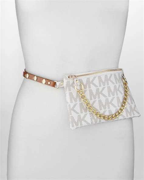 white michael kors belt bag|Michael Kors belt bags women's.